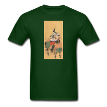 Load image into Gallery viewer, Female Samuri, Unisex Classic T-Shirt - forest green
