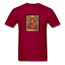 Load image into Gallery viewer, Madonna and Child, Men&#39;s T-Shirt - dark red
