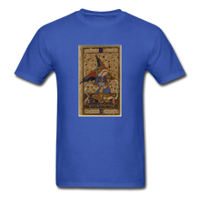 Load image into Gallery viewer, Rainbow Winged Angel, Unisex Classic T-Shirt - royal blue
