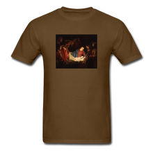 Load image into Gallery viewer, Adoration of the Shepherds, Unisex T-Shirt - brown
