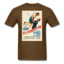 Load image into Gallery viewer, It&#39;s a Wonderful Life Poster, Unisex T-Shirt - brown
