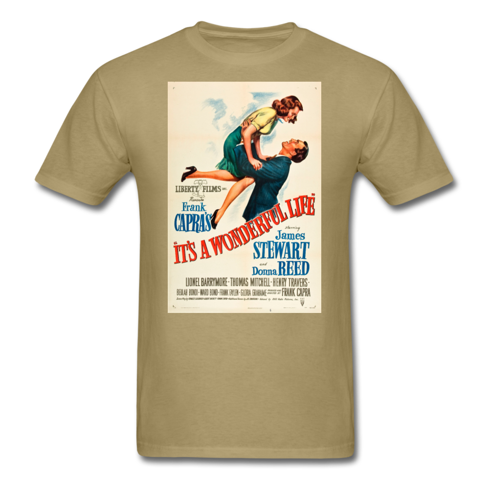 It's a Wonderful Life Poster, Unisex T-Shirt - khaki