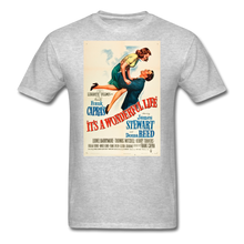 Load image into Gallery viewer, It&#39;s a Wonderful Life Poster, Unisex T-Shirt - heather gray
