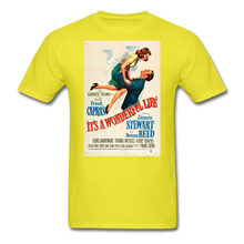 Load image into Gallery viewer, It&#39;s a Wonderful Life Poster, Unisex T-Shirt - yellow

