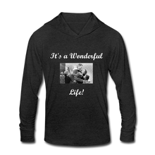 Load image into Gallery viewer, It&#39;s a Wonderful Life! Unisex Tri-Blend Hoodie Shirt - heather black
