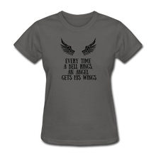 Load image into Gallery viewer, Angel Wings, Women&#39;s T-Shirt - charcoal
