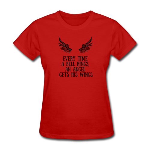 Angel Wings, Women's T-Shirt - red