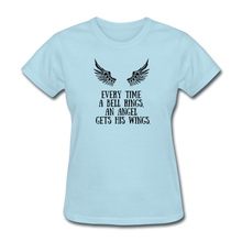 Load image into Gallery viewer, Angel Wings, Women&#39;s T-Shirt - powder blue

