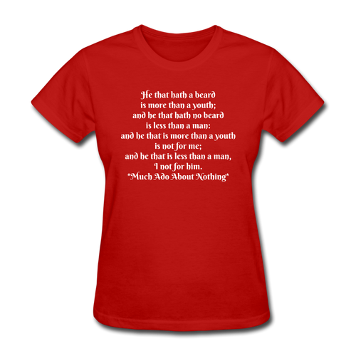Picky Beatrice, Women's T-Shirt - red