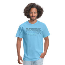 Load image into Gallery viewer, Justice Denied, Men&#39;s T-Shirt - aquatic blue
