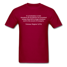 Load image into Gallery viewer, How to Get Away With Murder, Unisex Classic T-Shirt - dark red
