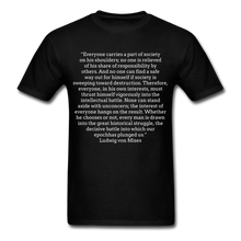 Load image into Gallery viewer, Everyone&#39;s Burden, Unisex Classic T-shirt - black
