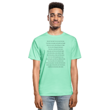 Load image into Gallery viewer, How Do I Love Thee? Hanes Adult Tagless Tshirt - deep mint
