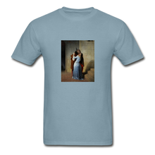 Load image into Gallery viewer, El Beso, Hanes Adult Tagless T-Shirt - stonewash blue
