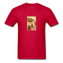 Load image into Gallery viewer, Victorian Valentine, Hanes Adult Tagless T-Shirt - red
