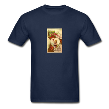 Load image into Gallery viewer, Victorian Valentine, Hanes Adult Tagless T-Shirt - navy
