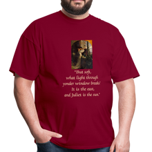 Load image into Gallery viewer, Romeo and Juliet, Unisex Classic T-Shirt - burgundy
