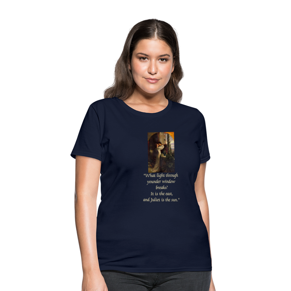 Romeo and Juliet, Women's T-Shirt - navy