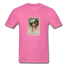 Load image into Gallery viewer, Vintage Valentine&#39;s Card, Hanes Adult Tagless T-Shirt - hot pink
