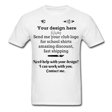 Load image into Gallery viewer, School Club Shirt, Unisex Classic T-Shirt - white
