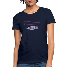 Load image into Gallery viewer, Shakespeare&#39;s Sonnet 116, Women&#39;s T-Shirt - navy
