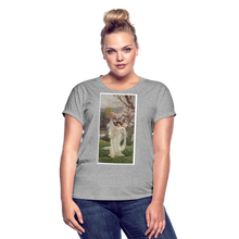 Load image into Gallery viewer, Dance in the Flowers - Women&#39;s Relaxed Fit T-Shirt - heather gray
