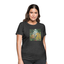 Load image into Gallery viewer, Flower Tower - Women&#39;s T-Shirt - heather black
