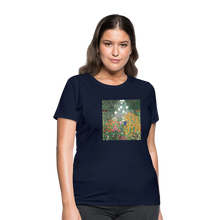 Load image into Gallery viewer, Flower Tower - Women&#39;s T-Shirt - navy
