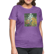 Load image into Gallery viewer, Flower Tower - Women&#39;s T-Shirt - purple heather
