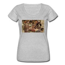 Load image into Gallery viewer, Attitude in a Parade - Women&#39;s Scoop Neck T-Shirt - heather gray
