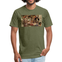 Load image into Gallery viewer, Attitude in a Parade - Fitted Cotton/Poly T-Shirt by Next Level - heather military green
