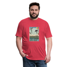 Load image into Gallery viewer, Iris - Fitted Cotton/Poly T-Shirt by Next Level - heather red
