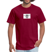 Load image into Gallery viewer, Bee Undercarriage Unisex Classic T-Shirt - burgundy
