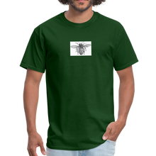 Load image into Gallery viewer, Bee Undercarriage Unisex Classic T-Shirt - forest green
