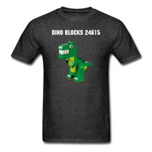 Load image into Gallery viewer, Adult Dino Blocks 24615 Unisex Classic T-Shirt - heather black
