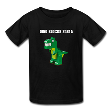 Load image into Gallery viewer, Kids&#39; Dino Blocks T-Shirt - black
