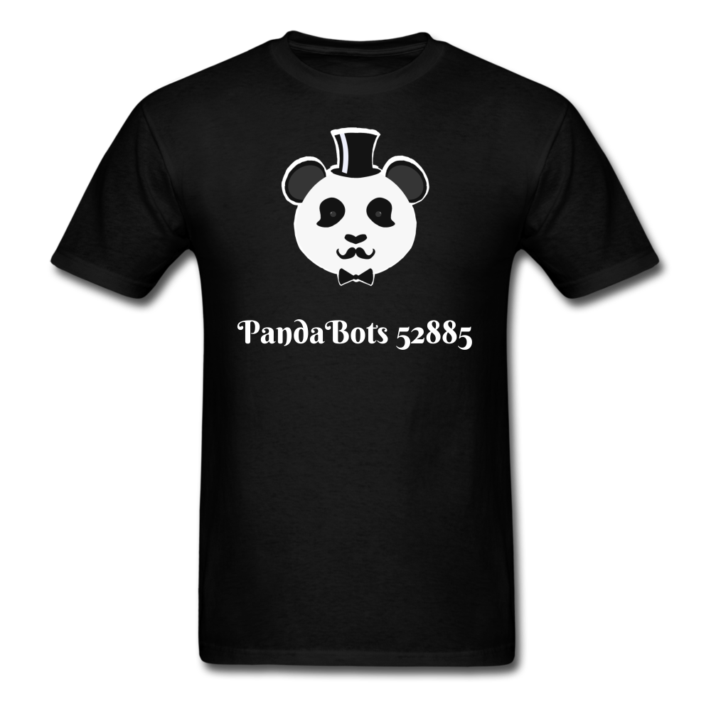 Adult PandaBots Classic T-Shirt - black