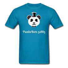Load image into Gallery viewer, Adult PandaBots Classic T-Shirt - turquoise
