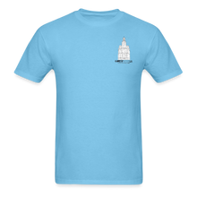 Load image into Gallery viewer, Bernina Youth Conference B Unisex Classic T-Shirt - aquatic blue
